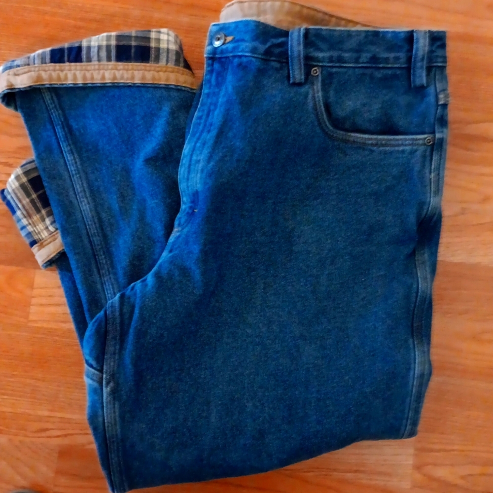 Men's Ballroom Double Flex Relaxed Fit Lined Jeans. 44x30